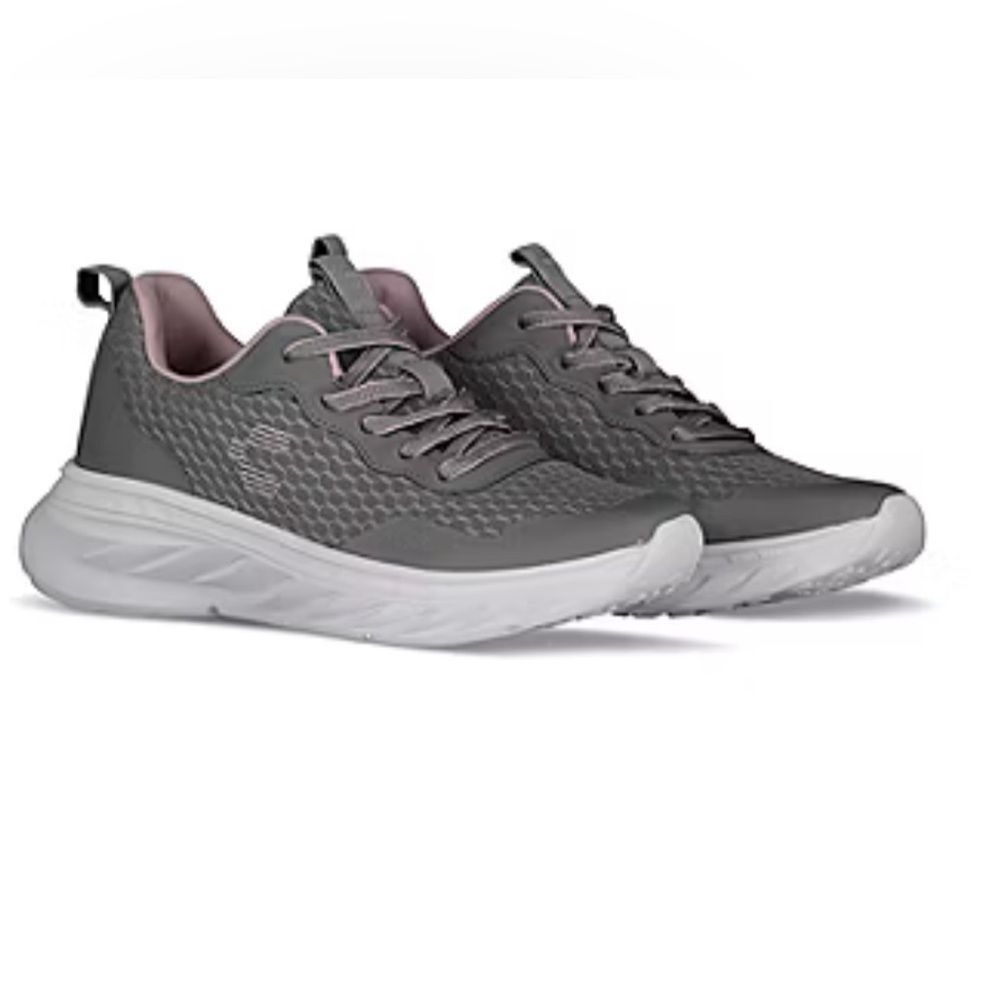 Charly Womens Aircraft Walking Shoes. SIZE 7.5. Color: grey/white‎